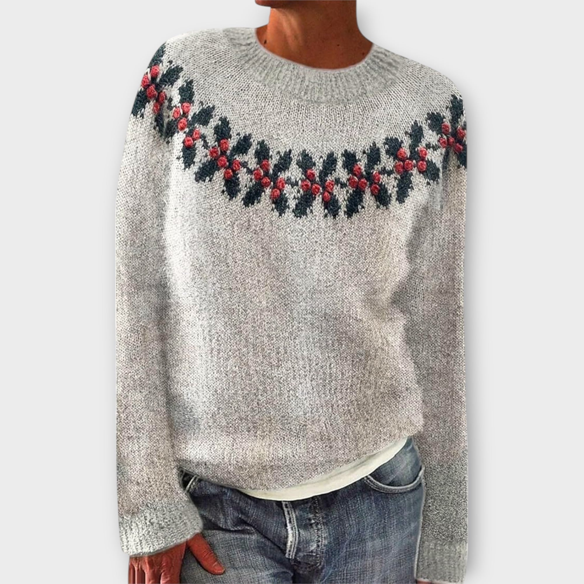 Simone - Wygodny Sweter Świąteczny
