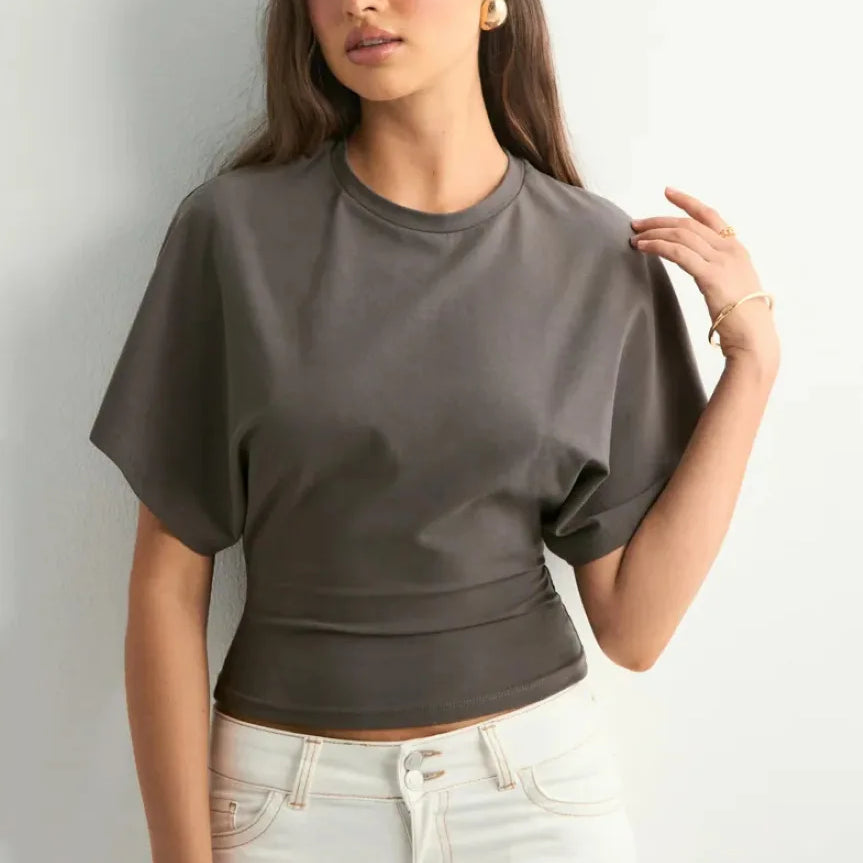 Arden Drape Bawełn T-shirt