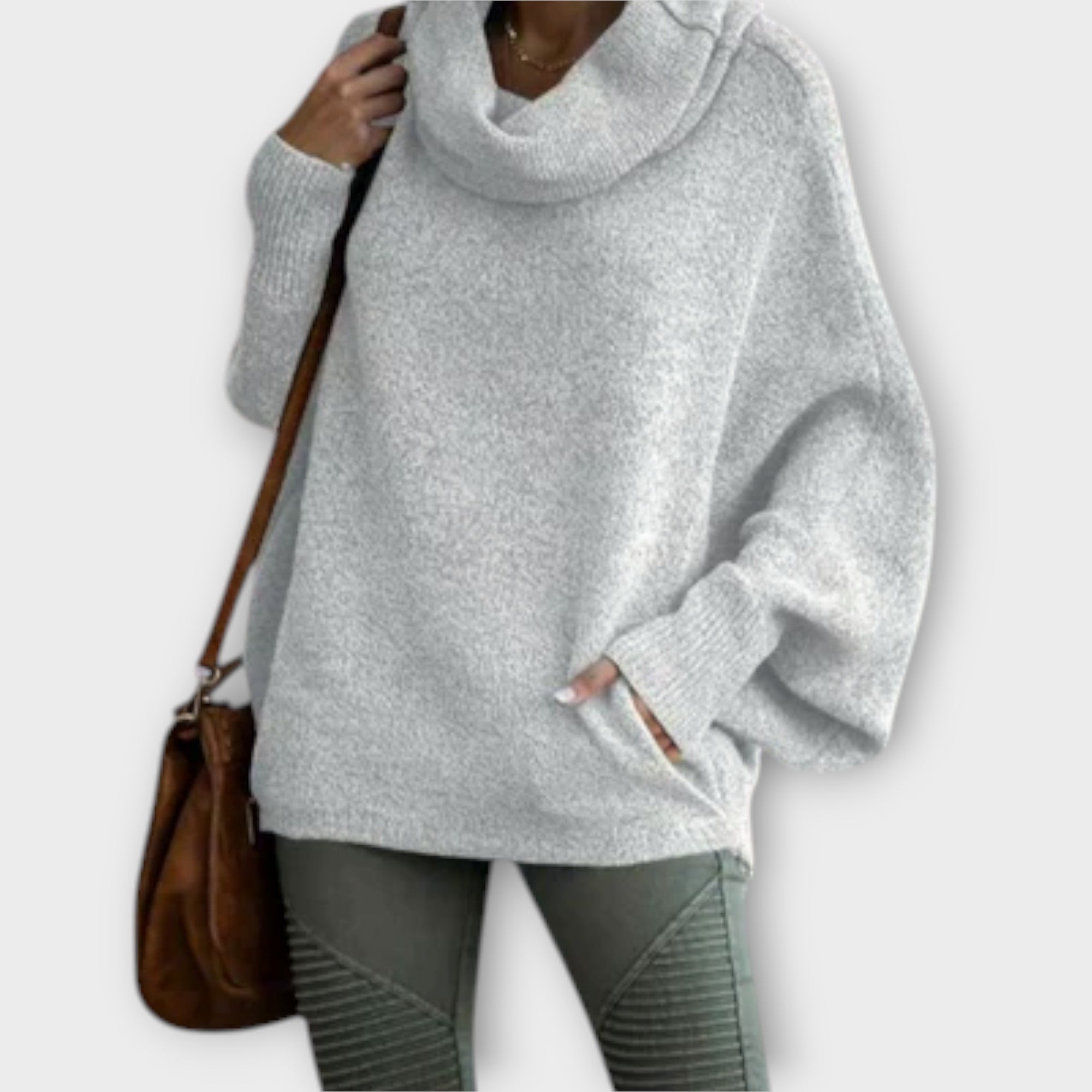 Ulrike - Elegancki Sweter Damski w Serek