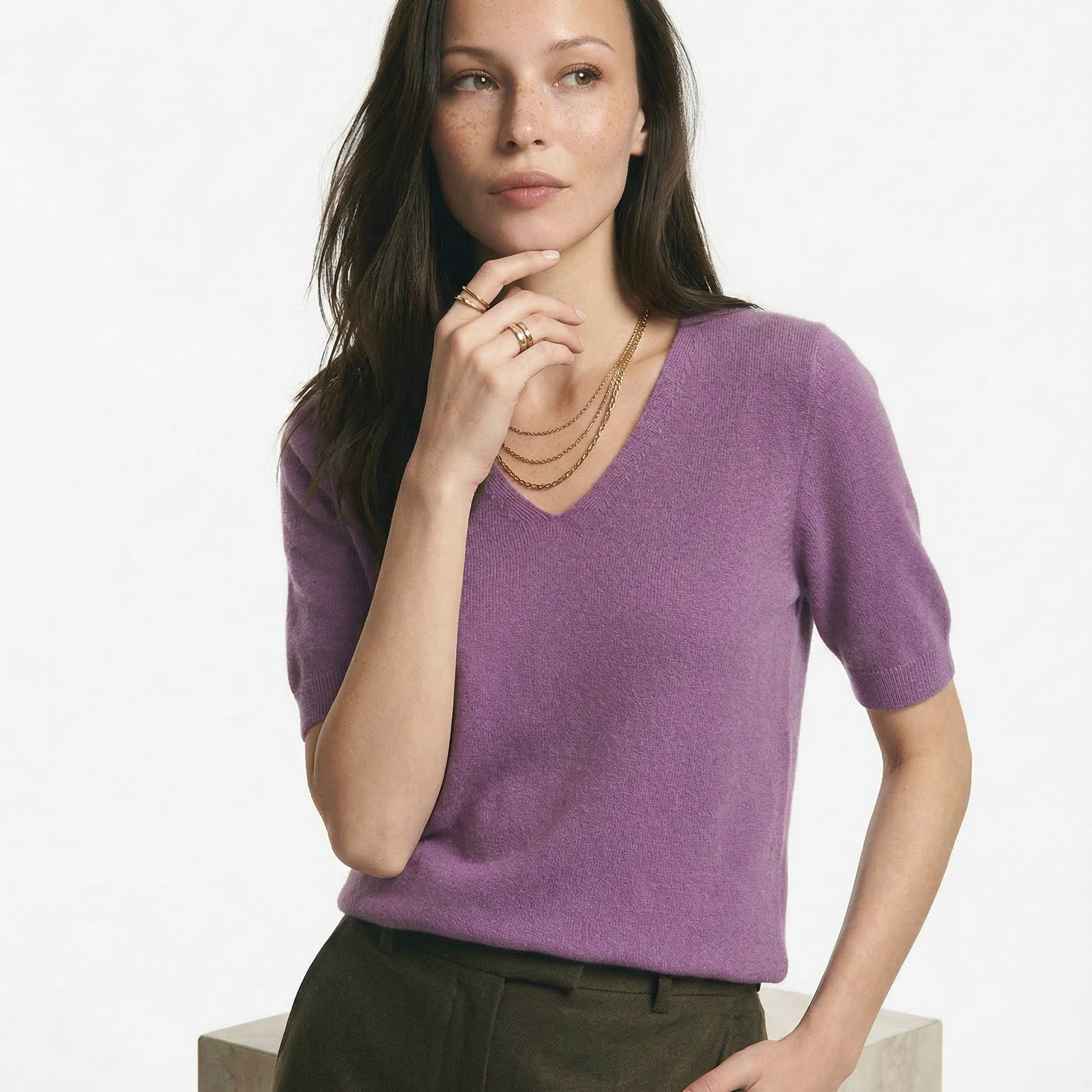 Elysian V-dekolt Który Top