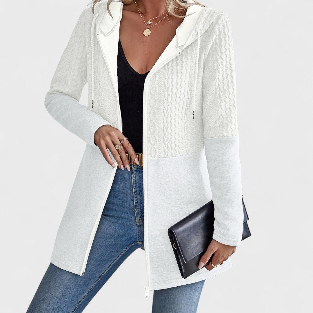 Valentino - Cardigan Grigio con Cappuccio Elegante per Donne