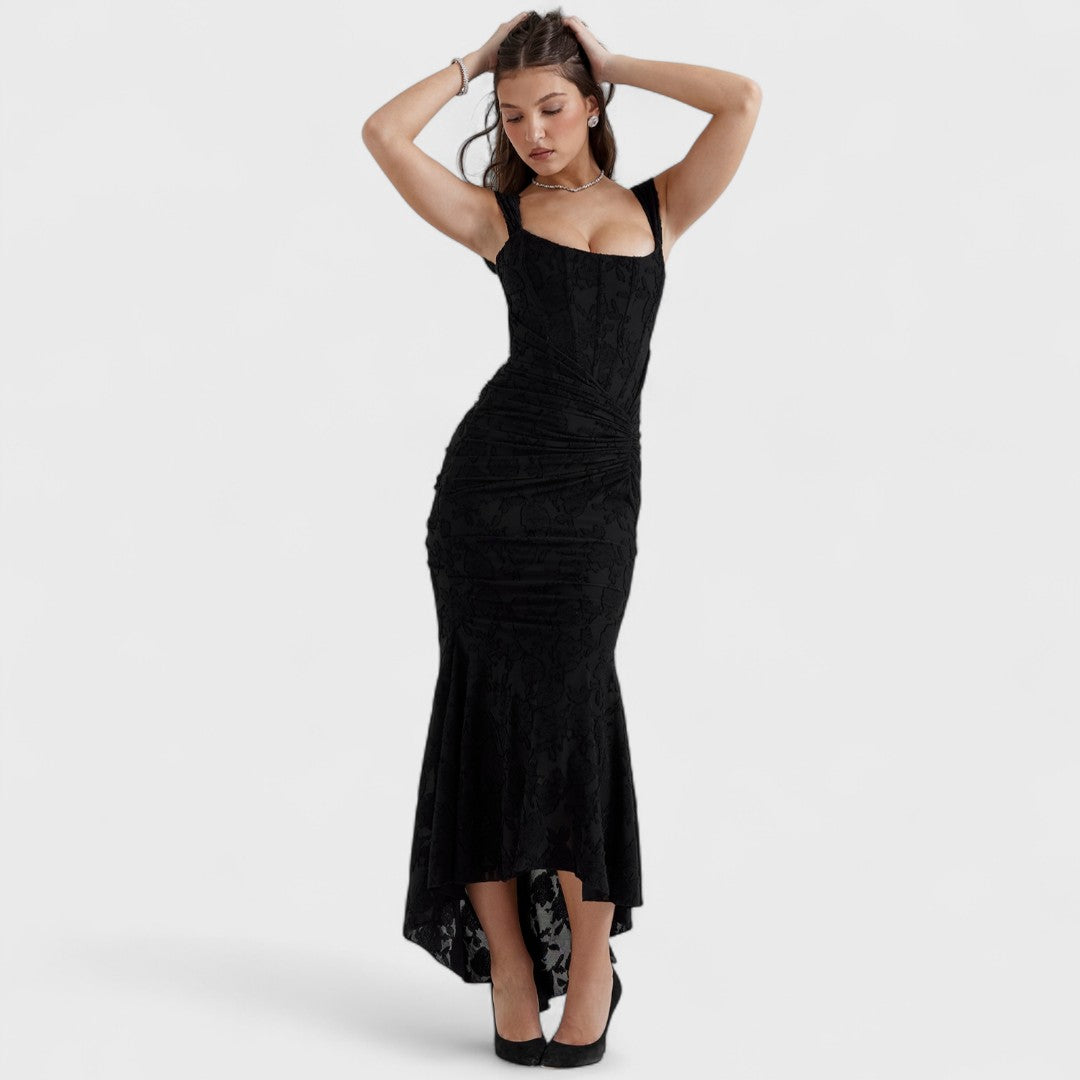 Carisia - Długie niebieskie sukienki