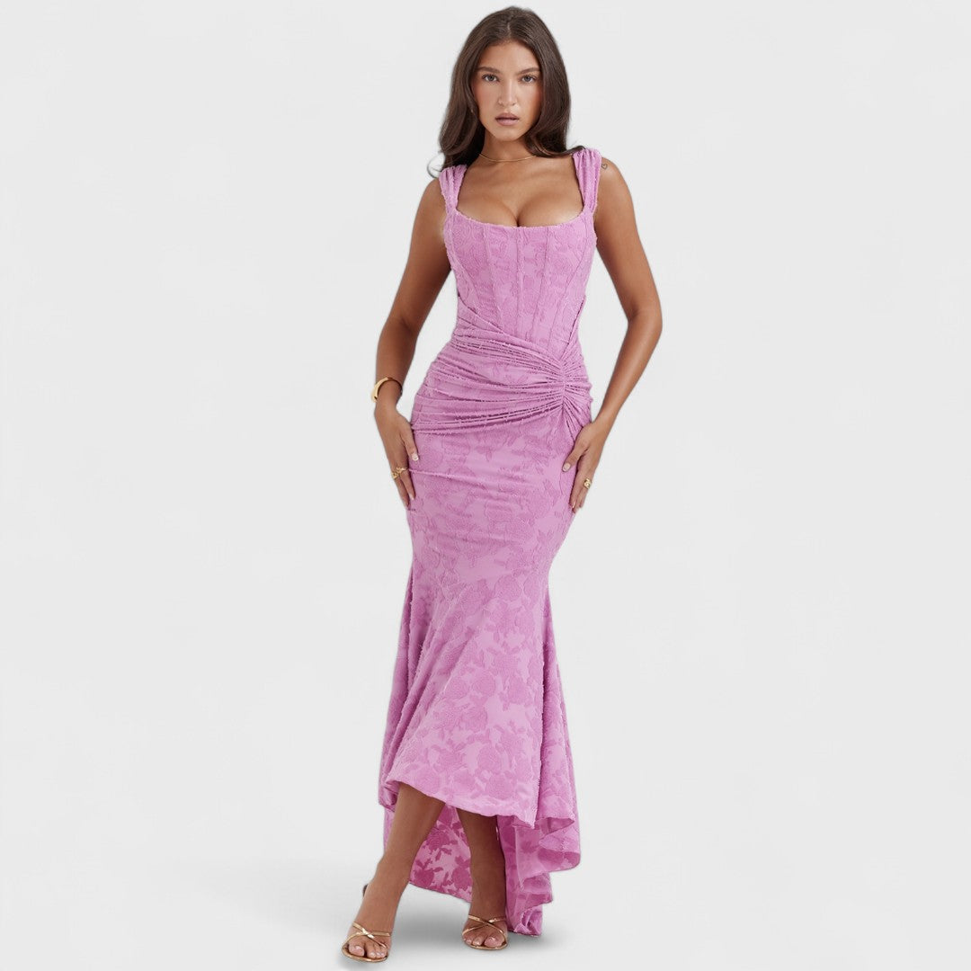 Carisia - Długie niebieskie sukienki