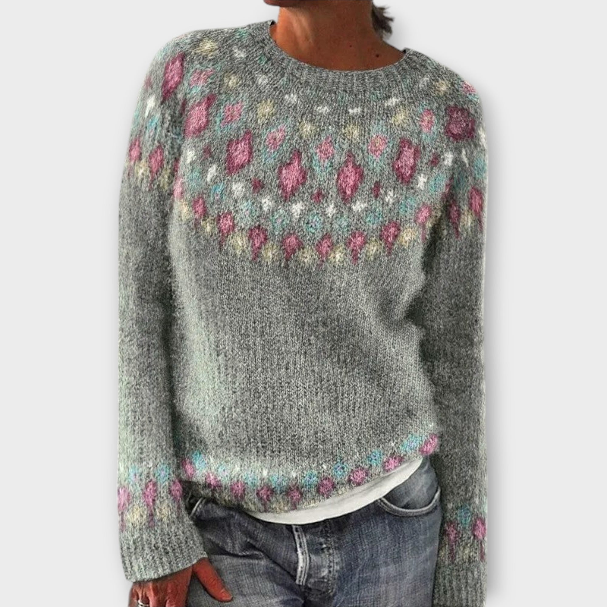 Devyn - Sweter casual i przytulny